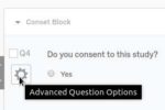 Advanced question options icon