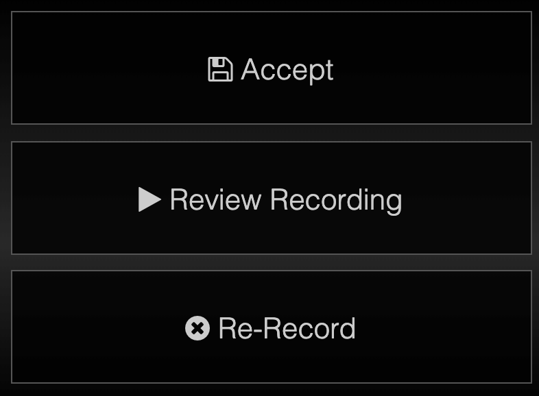 just press record transcribe not working